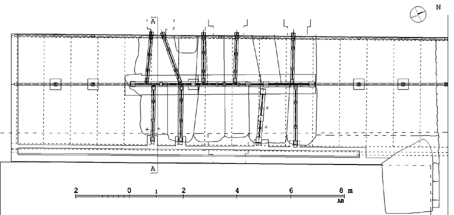 Projection of the designed preservation, drawing by A. Brzozowska