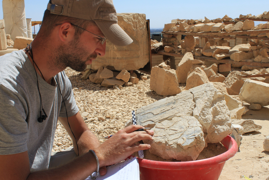 During the documentation works, photo by D.F. Wieczorek